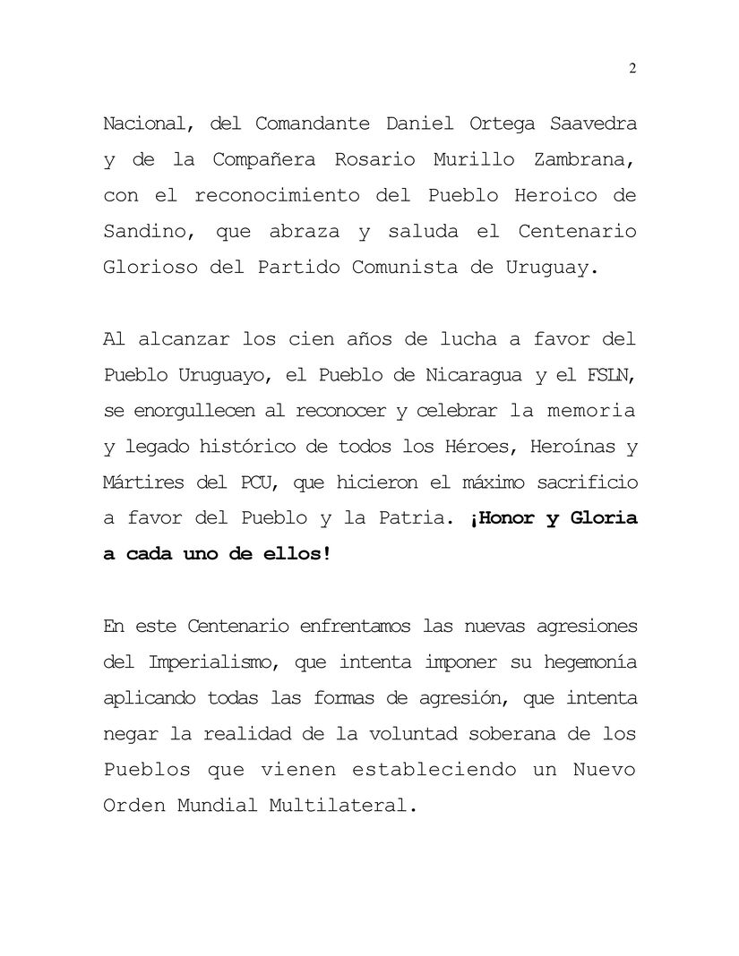 MENSAJE
